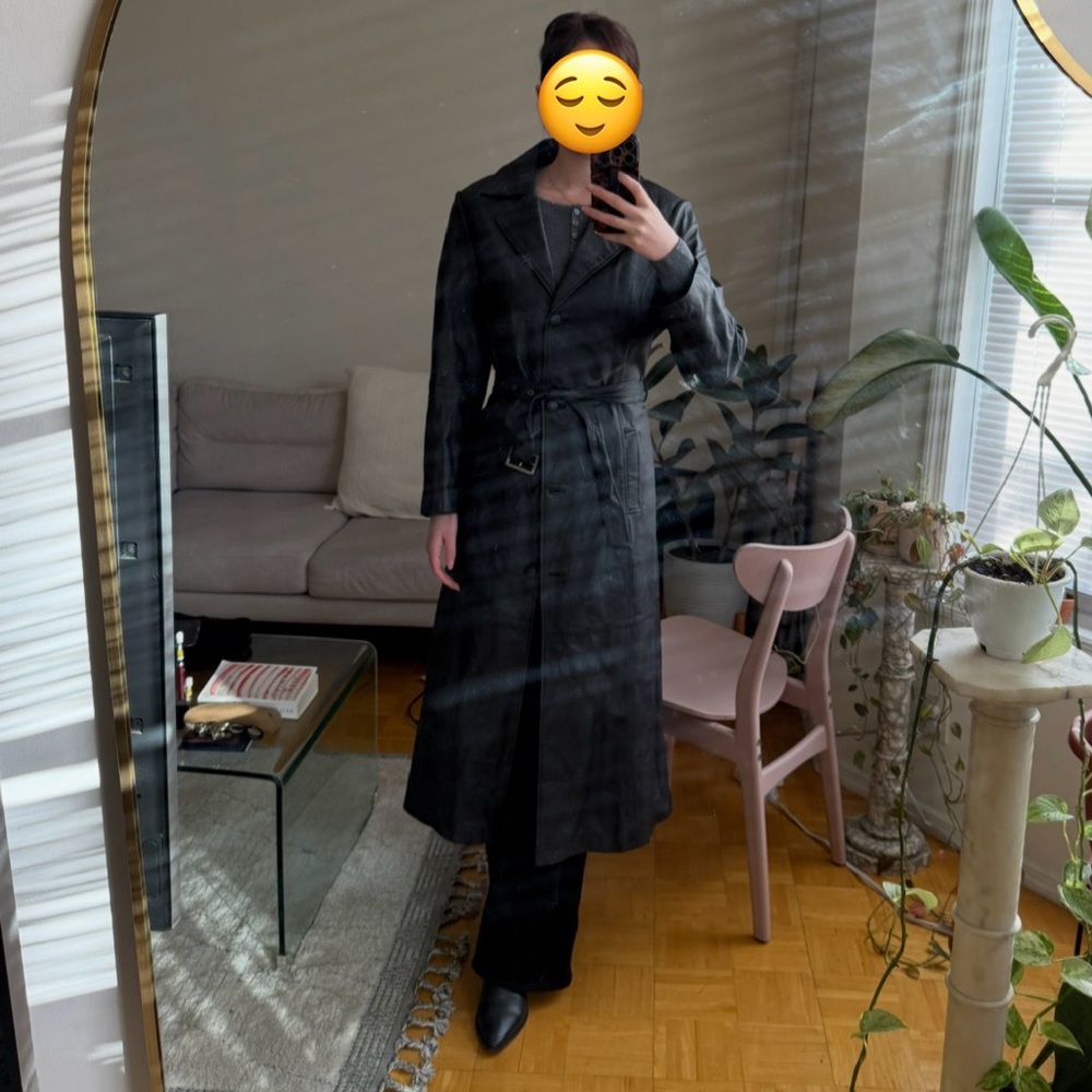 SOLD - Perfect vintage leather coat